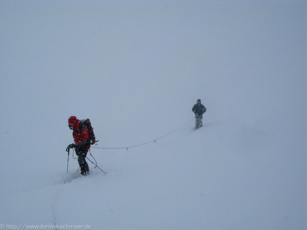 Blindflug am Alpeiner Ferner